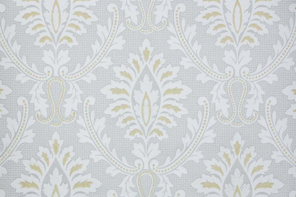 1970s Damask Vintage Wallpaper