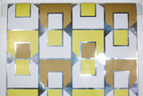 1970s Geometric Mylar Vintage Wallpaper