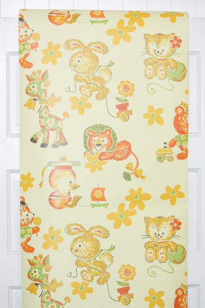 1970s Childrens Vintage Wallpaper – Hannah’s Treasures Vintage Wallpaper