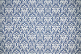1970s Damask Vintage Wallpaper