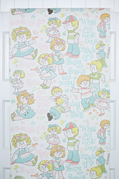 1970s Childrens Vintage Wallpaper – Hannah’s Treasures Vintage Wallpaper