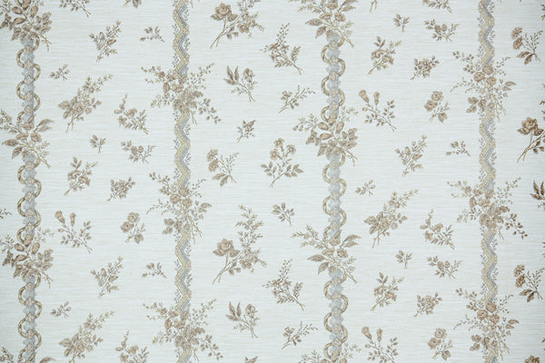 1980s Floral Stripe Vintage Wallpaper – Hannah's Treasures