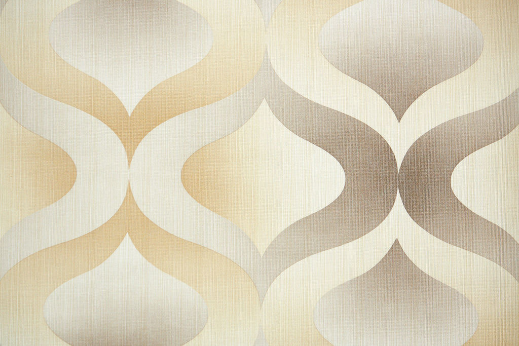 1970s Geometric Vintage Wallpaper