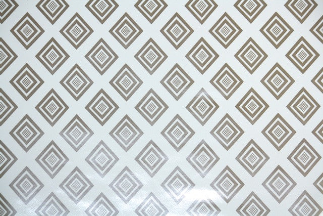 1970s Geometric Mylar Vintage Wallpaper