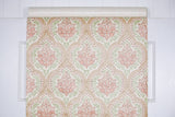 1970s Damask Vintage Wallpaper