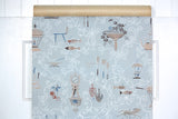 1950s Kitchen Vintage Wallpaper