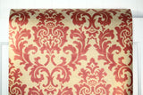 1970s Damask Vintage Wallpaper