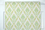 1970s Damask Vintage Wallpaper