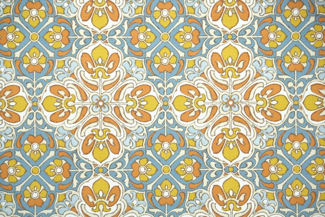 1970s Geometric Vintage Wallpaper