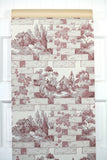 1950s Scenic Vintage Wallpaper