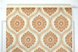 1970s Geometric Damask Vintage Wallpaper