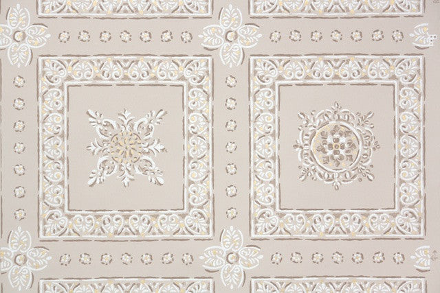 1950s Geometric Vintage Wallpaper