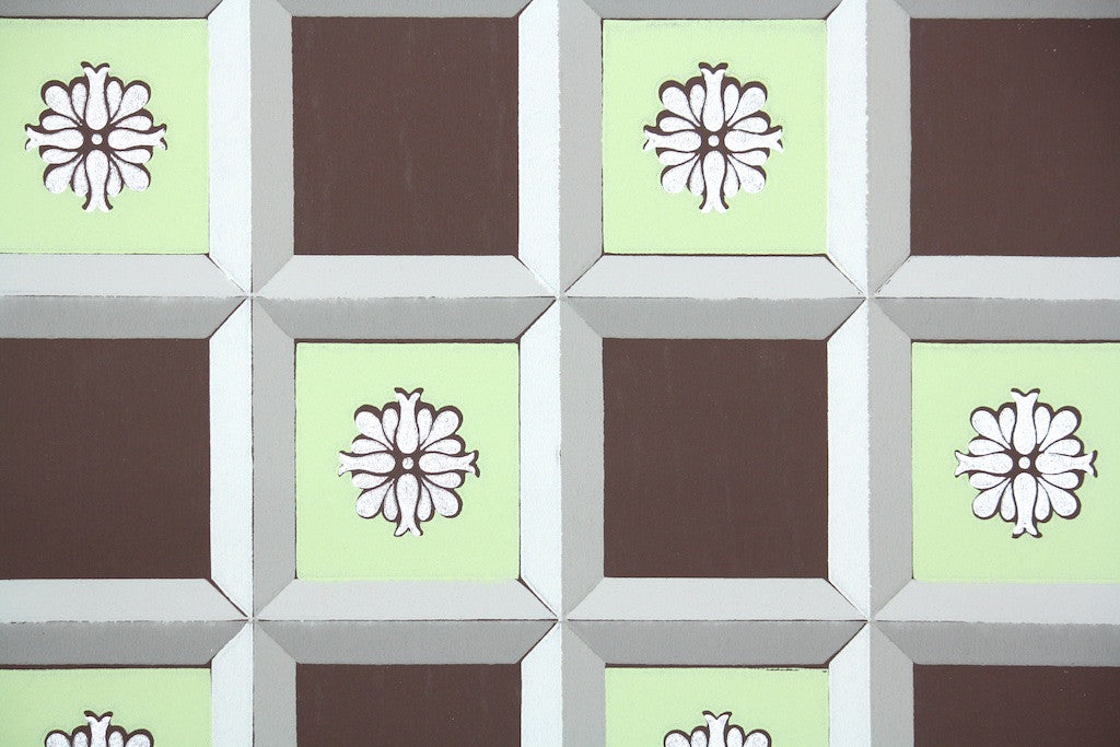 1950s Geometric Vintage Wallpaper