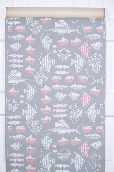 1950s Bathroom Vintage Wallpaper – Hannah’s Treasures Vintage Wallpaper