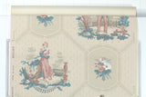1940s Scenic Vintage Wallpaper