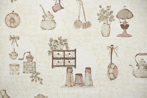 1960s Kitchen Vintage Wallpaper