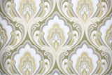 1970s Damask Vintage Wallpaper
