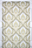 1970s Damask Vintage Wallpaper