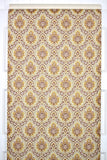 1960s Damask Vintage Wallpaper