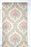 1970s Damask Vintage Wallpaper