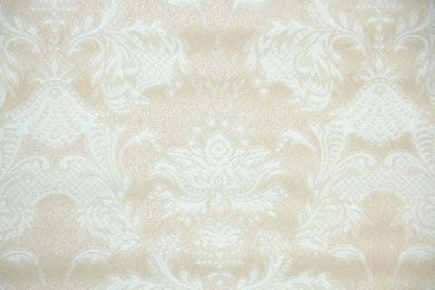 1960s Damask Vintage Wallpaper