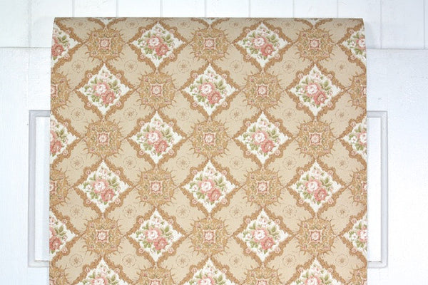 1960s Floral Vintage Wallpaper – Hannah's Treasures Vintage