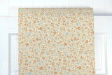 1960s Floral Vintage Wallpaper