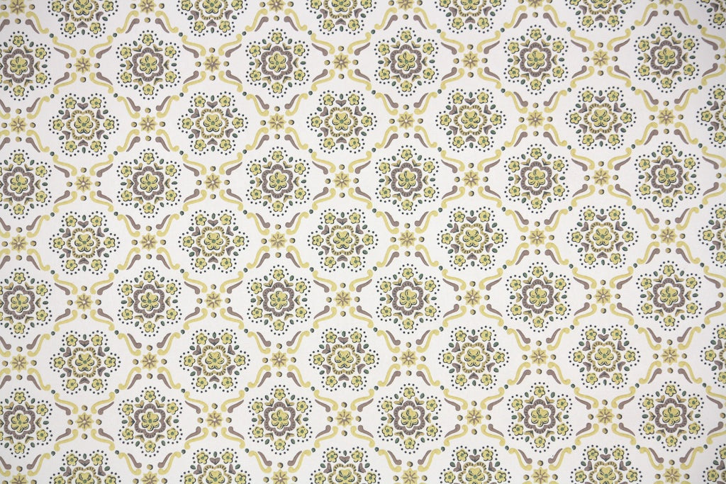 1960s Geometric Vintage Wallpaper