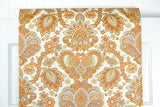 1970s Damask Vintage Wallpaper