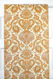 1970s Damask Vintage Wallpaper