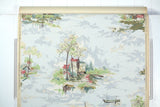 1930s Scenic Vintage Wallpaper
