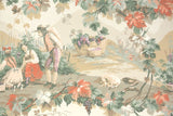 1940s Scenic Vintage Wallpaper