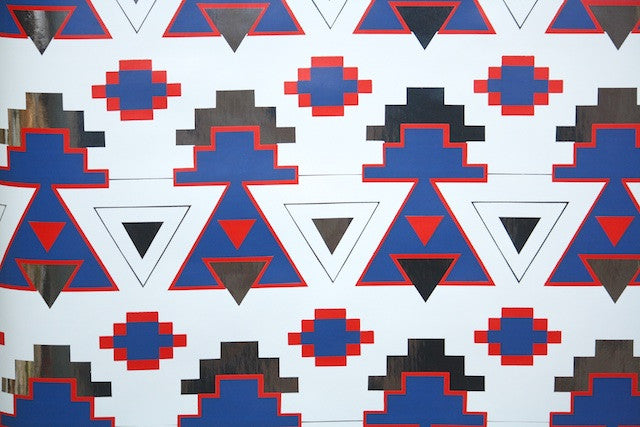 1970s Geometric Mylar Vintage Wallpaper
