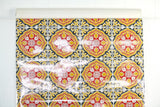 1970s Geometric Vinyl Vintage Wallpaper