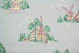 1950s Scenic Vintage Wallpaper