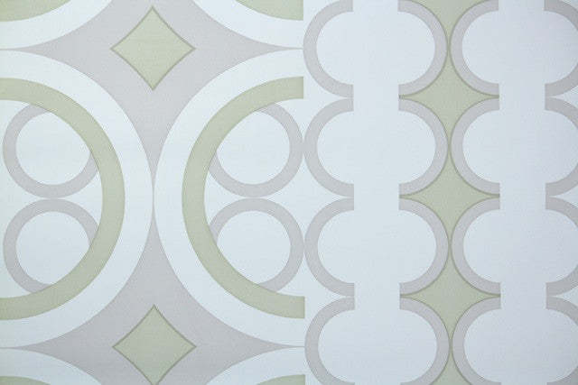 1970s Geometric Vintage Wallpaper