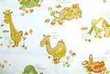 1970s Childrens Vinyl Vintage Wallpaper