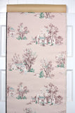 1950s Scenic Vintage Wallpaper