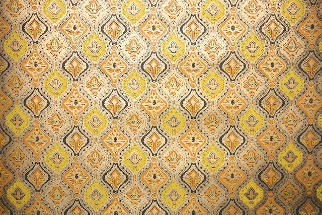 1970s Geometric Vintage Wallpaper
