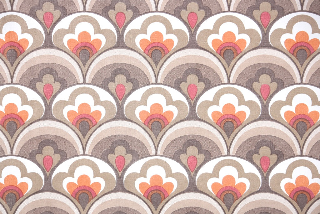 1970s Geometric Vintage Wallpaper