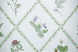 1980s Floral Vintage Wallpaper