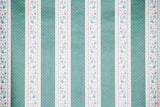 1990s Floral Stripe Vintage Wallpaper