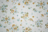 1970s Floral Vinyl Vintage Wallpaper