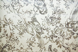 1970s Floral Mylar Vintage Wallpaper