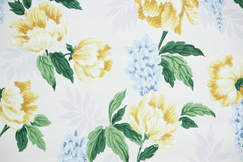 1950s Floral Vintage Wallpaper