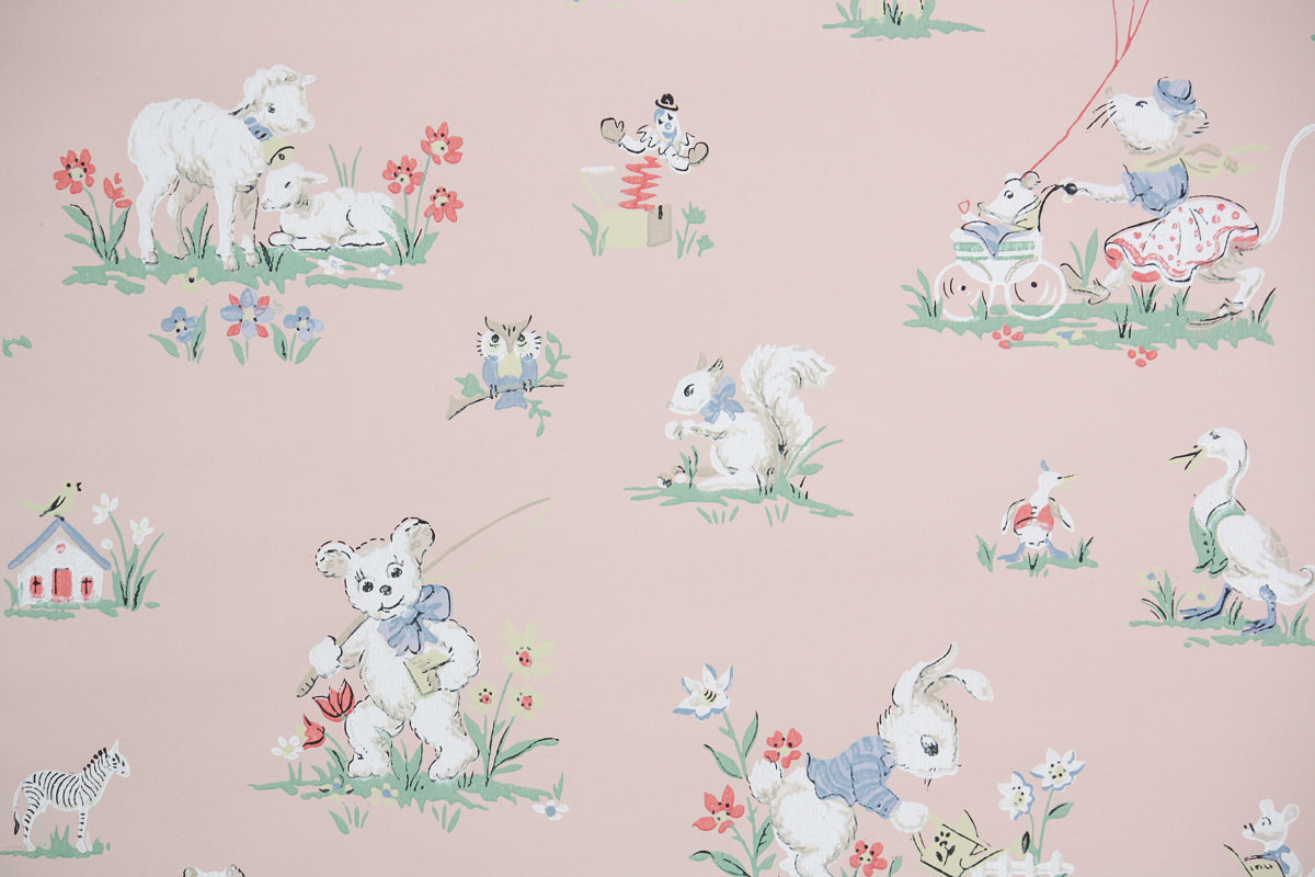 Vintage Nursery Wallpaper: Charming Designs for Your Baby's Room