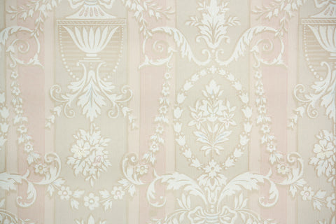 1920s Damask Vintage Wallpaper