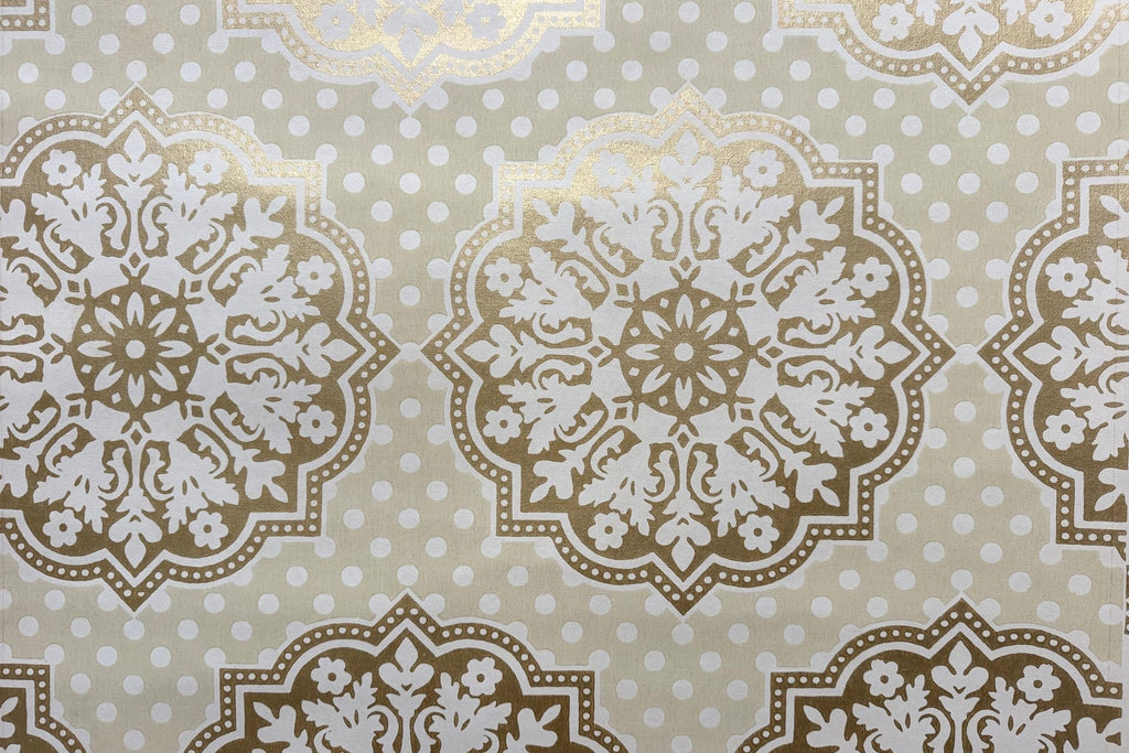 1960s Damask Vintage Wallpaper