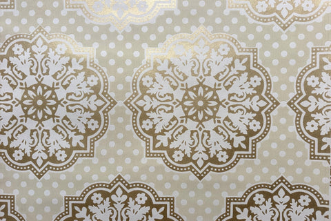 1960s Damask Vintage Wallpaper