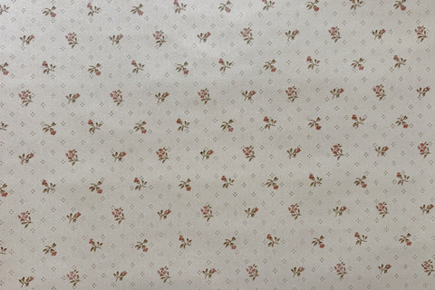 1980s Floral Vintage Wallpaper